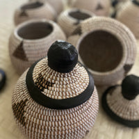 Senegalese Handwoven Lidded Basket