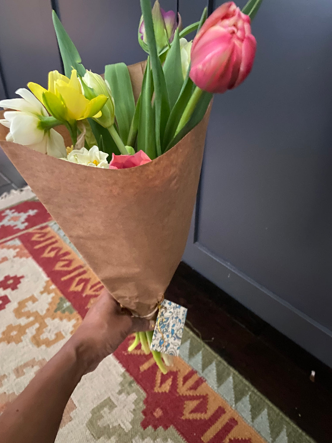 Local garden grown tulip bunches (Easter Special)
