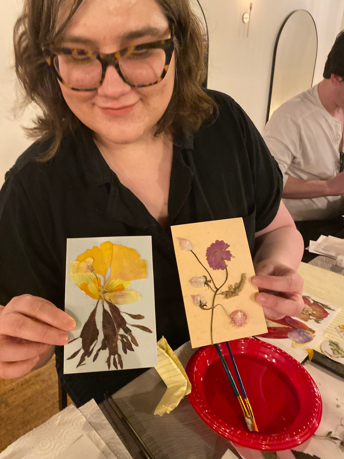 Valentines Day Pressed Flower Card Making Workshop