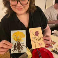 Valentines Day Pressed Flower Card Making Workshop