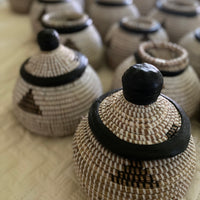 Senegalese Handwoven Lidded Basket
