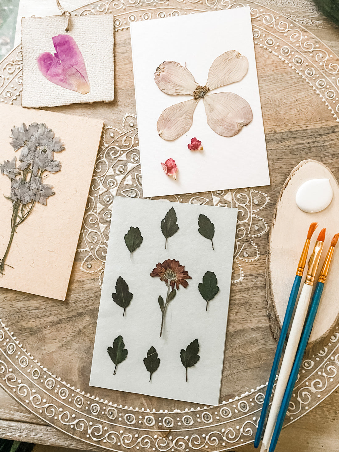 Pressed Flower Cards